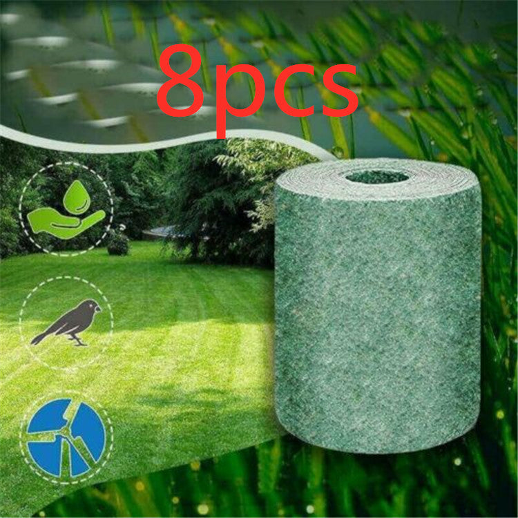 Biodegradable grass seed mat