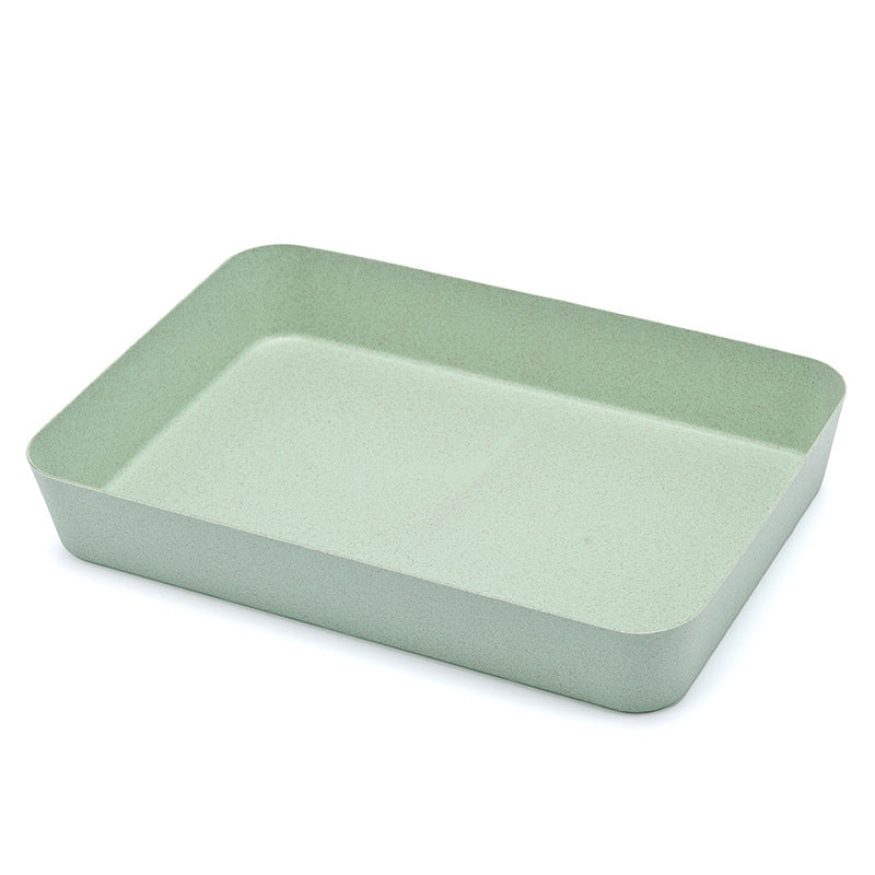 Wheat Straw Storage Box Drawer Storage Box Kitchen Tableware Storage Box Biodegradable Plastic Storage Box