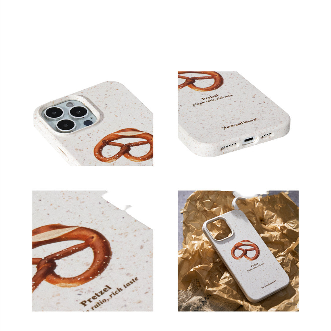Biodegradable Alkaline Water Bread Printing Phone Case