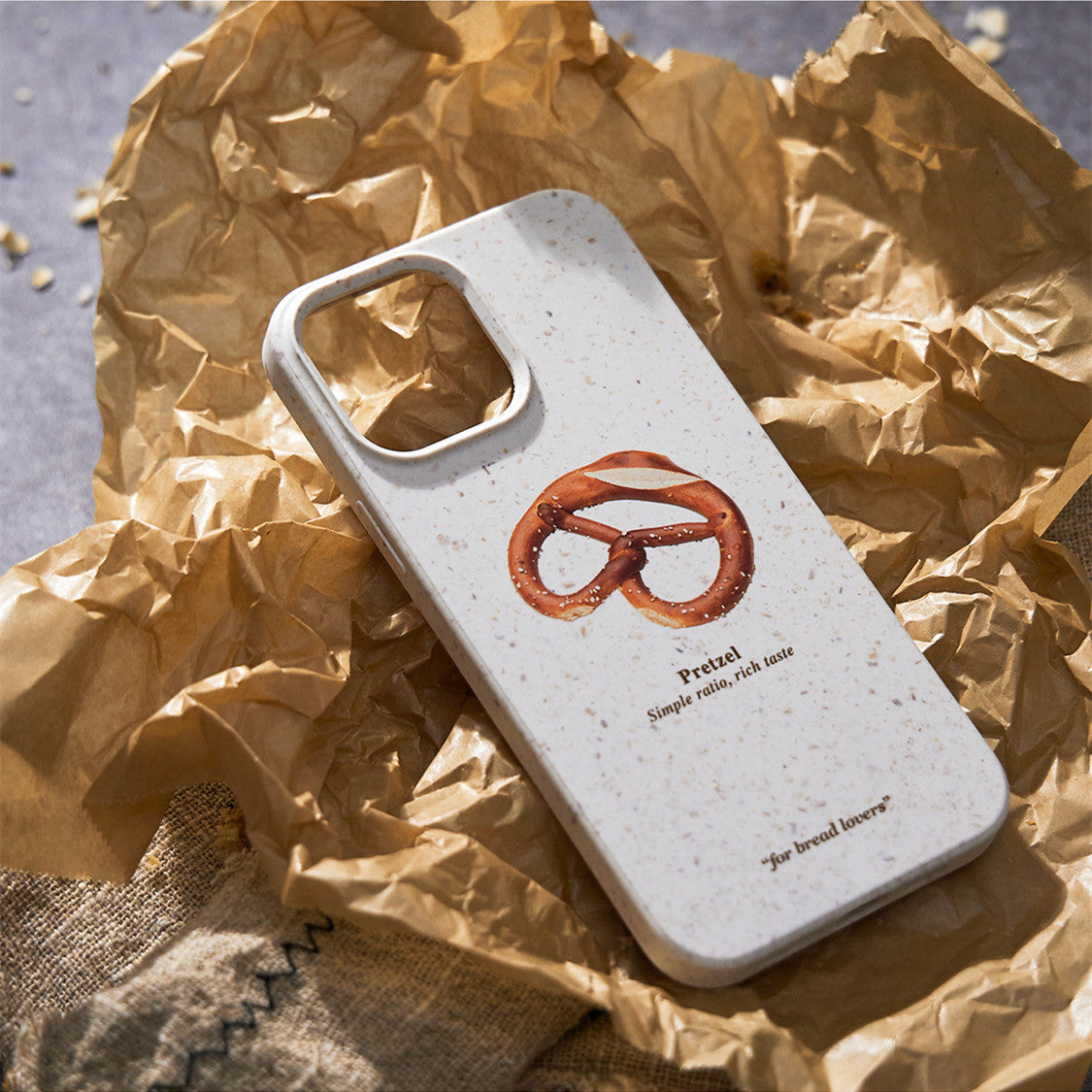 Biodegradable Alkaline Water Bread Printing Phone Case