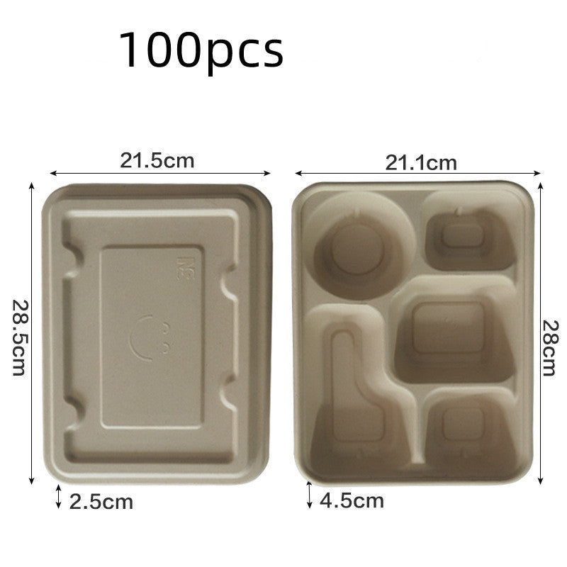Disposable Biodegradable And Environmentally Friendly Lunch Box