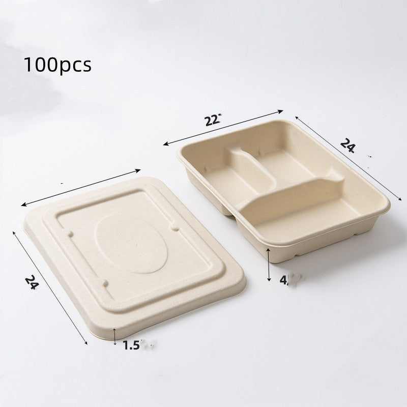Disposable Biodegradable And Environmentally Friendly Lunch Box