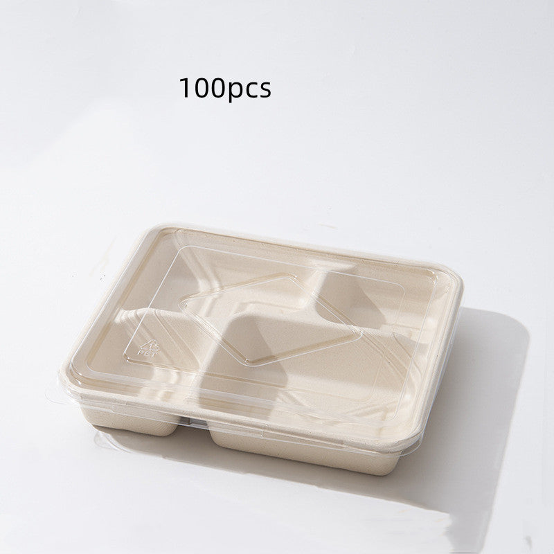 Disposable Biodegradable And Environmentally Friendly Lunch Box