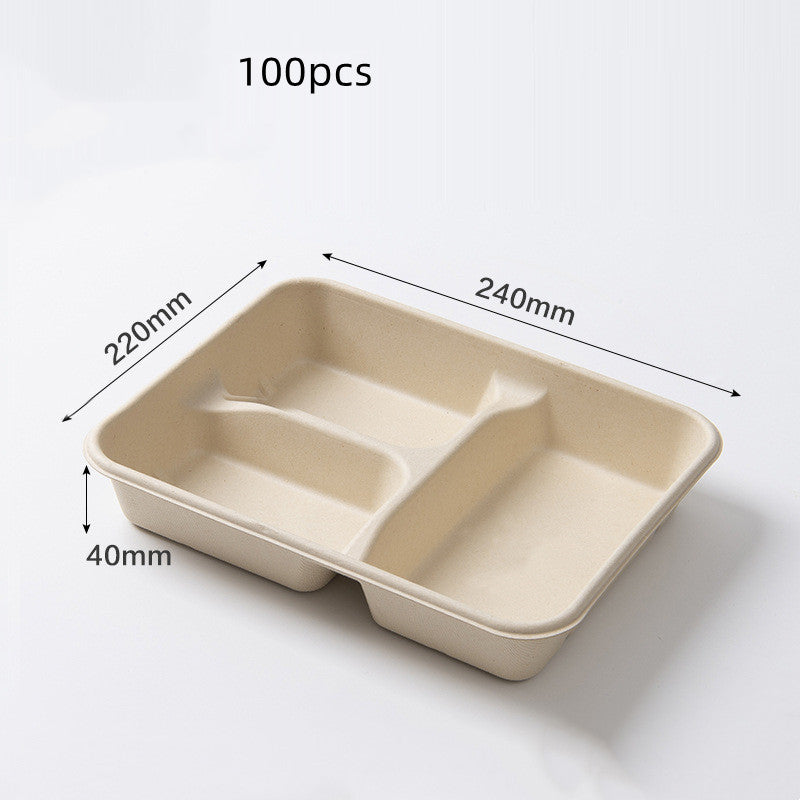 Disposable Biodegradable And Environmentally Friendly Lunch Box