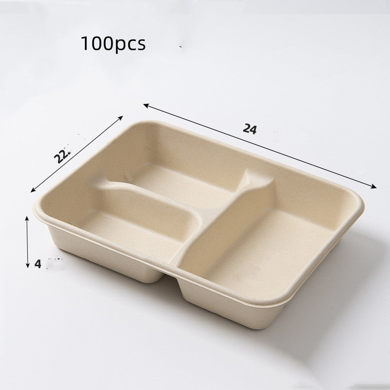 Disposable Biodegradable And Environmentally Friendly Lunch Box