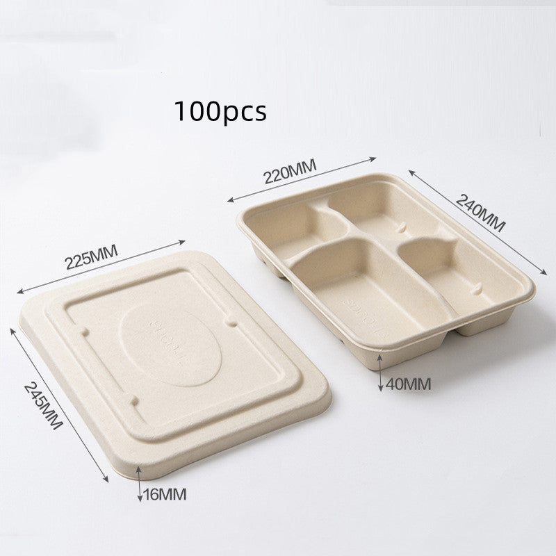 Disposable Biodegradable And Environmentally Friendly Lunch Box
