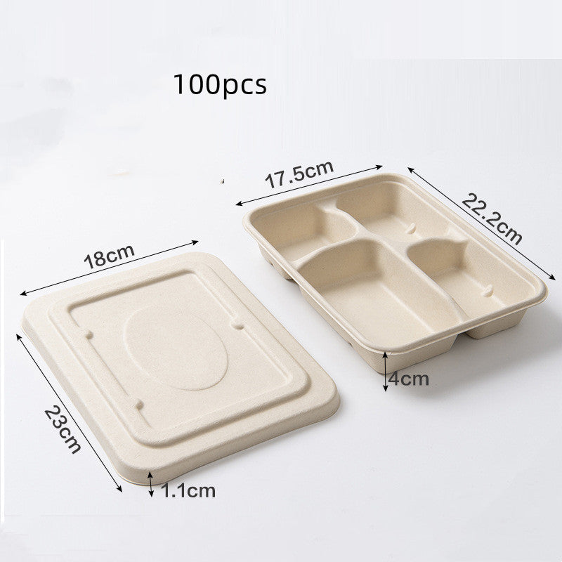 Disposable Biodegradable And Environmentally Friendly Lunch Box